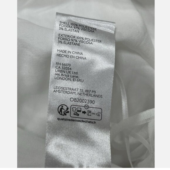 Brand New Anthropologie BHLDN V-Neck Tulle Rosette Mini Dress - Picture 11 of 12